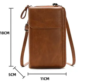 กระเป๋าโทรศัพท์ผู้หญิงกระเป๋าสะพายไหล่เล็กสําหรับผู้หญิงCrossbody Messengerกระเป๋าสุภาพสตรีกระเป๋าเงินเหรียญกระเป๋าสตางค์เงินผู้ถือบัตรขายส่ง