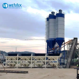 HZS90 Concrete Batching Plant <b>Stationary</b> concrete batching plant Ready Mix Concrete Plant Belt-fed concrete mixer - Product Image 1