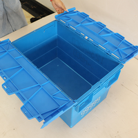 Palette en plastique d'expédition carrée empilable de HDPE de vente chaude 600*400*315mm