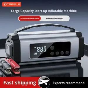 Batterie Externe Portable Lithium-Ion 3000W à Onde Sinusoïdale Pure pour Voiture, Alimentation d'Urgence avec Affichage Numérique Intelligent, Pompe à Air de Secours Extérieure - Product Image 2