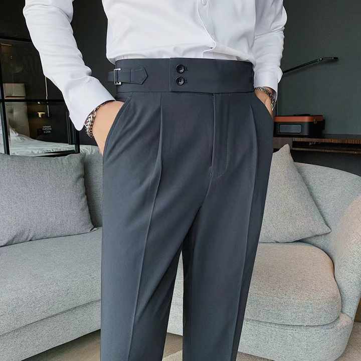 saferido British Style Summer Thin Shorts New Men's Naples Business Casual Short Pants Fashion Slim Fit Formal Suits Shorts Homme 28-36