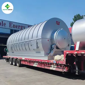 Long service life waste tyre pyrolysis system 50 ton tire pyrolysis oil plant