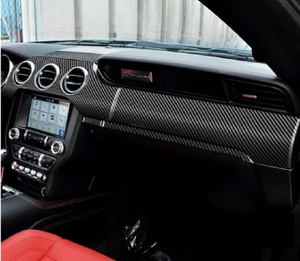 Direttamente dalla Fabbrica: Set di <span class=keywords><strong>4</strong></span> Pezzi di Finiture Interne in Fibra di Carbonio per Ford Mustang 2015-2023 - Product Image 4