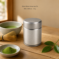Boîtes à matcha en gros 30g 50g – Contenants/boîtes/emballages métalliques de luxe hermétiques pour matcha