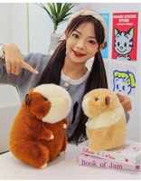 Bantal Boneka Guinea Pig Custom Angela Wholesale, Isi Kapas PP Super Lembut, Dicuci, Dilapisi UV, Mainan Penghilang Stres