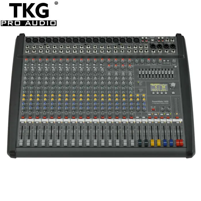 TKG PM1600-3 Powermate pm1600 Powermate1600 1000W mélangeur 16 canaux mélangeur de puissance console de mixage professionnelle