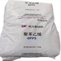 Granulés de plastique GPPS 525 Ningbo Liwan, matière première hautement transparente, qualité alimentaire, pour contenants alimentaires quotidiens