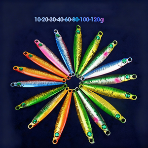 10G 20G 30g 40g 60g 80g 100g 120g Plantilla de pesca señuelo cebos duros artificiales Metal Jigging señuelo tungsteno Metal Jig para mero - Product Image 6