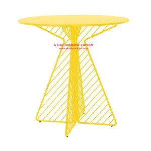 Metal Iron Side Table Stool for Living Room High Quality Metal Powder Coated End Table for Bedroom