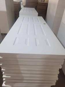 <span class=keywords><strong>Puerta</strong></span> <span class=keywords><strong>Corredera</strong></span> de MDF con Acabado Blanco, Diseño Moderno, Impermeable, de Polímero, para Dormitorio, Supermercado, Hoteles, Almacén, Apertura Manual - Product Image 5