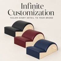 Correcteur de colonne vertébrale en bois d'érable de luxe pour Pilates, Arc de Pilates avec rembourrage haute densité pour équipement d'entraînement et de rééducation en studio
