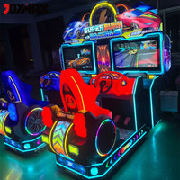 Simulateur de course automobile de luxe à pièces, haute densité, populaire, super burn, machine de jeu d'arcade pour centre de jeux
