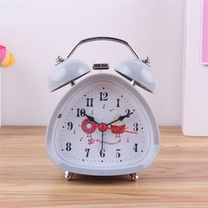 Jam Alarm Analog Quartz <span class=keywords><strong>Twin</strong></span> Bell Senyap OEM dengan Lampu Malam dan LUMINOVA untuk Pelatihan Tidur di Kamar Tidur - Product Image 2