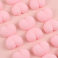 Jouets anti-stress à presser en TPR, forme de petit cul de pêche mignon, pour enfants, garçons et filles, vente en gros d'usine