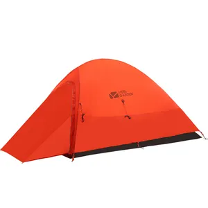 MOBI GARDEN QING QI Outdoor camping ultra-light 20D silicone palo in alluminio tenda per due persone