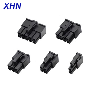 Разъем питания Molex 5557, 4,2 мм, XHN, 4-контактный, нейлоновый, корпус, штекер, черный, для компьютерного кабеля, клеммная колодка - Product Image 1