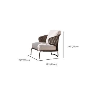 Ensemble <span class=keywords><strong>de</strong></span> sièges d'extérieur <span class=keywords><strong>de</strong></span> luxe moderne AJUNION, ensemble <span class=keywords><strong>de</strong></span> <span class=keywords><strong>salon</strong></span> en métal pour hôtel commercial, villa, ensemble <span class=keywords><strong>de</strong></span> meubles <span class=keywords><strong>de</strong></span> patio à dossier haut et assise basse - Product Image 2
