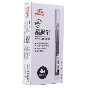 Bolígrafo de Rodillo Zhencai ZC101K de 0.5 mm, Punta de Tungsteno de Secado Rápido, Negro, Rojo, Azul, para Práctica de Escritura y Firmas para Estudiantes - Product Image 2