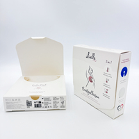 Boîte d'emballage personnalisée pour soins de maternité, certifiée écologique et recyclable |   Boîte en carton blanc ivoire avec insert découpé