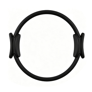 Anneau de Pilates en fibre de verre avec poignées rembourrées antidérapantes pour l'entraînement des cuisses, le yoga et le remodelage corporel - Vente en gros - Product Image 1