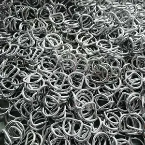 Factory Stainless Steel Welded Seamless Metal D Ring Bag D Ring Dog D Ring