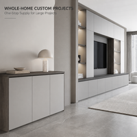 Panneau MDF mélaminé pleine épaisseur de 2 mm à 25 mm, panneau de fibres sur mesure pour meubles, construction et décoration