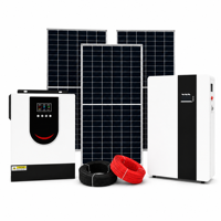 Kit Tenaga Surya Off Grid 3kW Sistem Tenaga Surya Lengkap dengan Inverter dan Baterai Kit Generator Surya untuk Berkemah