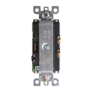 Interruptor de Luz Decorativo Duplo Barep UL Listado, Branco, Monopolar 15A 120V, In-<span class=keywords><strong>Wall</strong></span>, Placa de Parede Incluída - Product Image 4