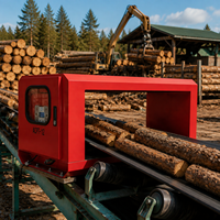 Détecteur de métaux numérique à bande transporteuse pour bois brut, usine de bois, détection de métaux à haute sensibilité