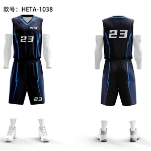 Camiseta de Baloncesto Personalizada, Camiseta Deportiva de Entrenamiento, Diseño Sublimado, Conjuntos de Ropa de Baloncesto Juvenil para Unisex - Product Image 4