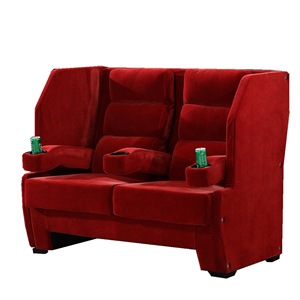 Sofá Doble Acolchado de Tela Estilo Cine, Asientos VIP para Parejas, para Dormitorio o Sala de Estar - Product Image 5