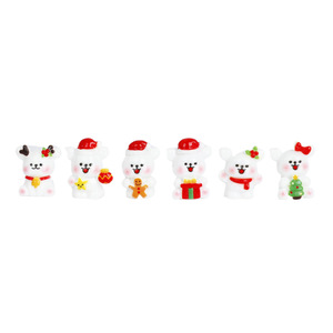 Adorno Navideño de Oso en Resina 3D de Lanshuo, Miniatura Decorativa para Escritorio e Interiores - Product Image 5