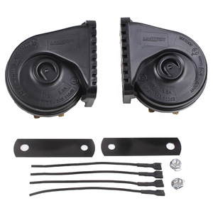 CRASTP Nouveau Klaxon de Voiture 12V Design Woofer Tons Hauts/Bas Remplacement pour Véhicule Matériau Plastique - Product Image 5