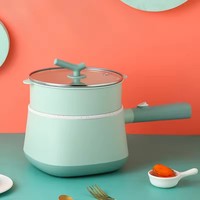 Cuisinière électrique mini multifonction en acier inoxydable, cuiseur à riz et à nouilles, pour la maison, le dortoir, la cuisine des étudiants