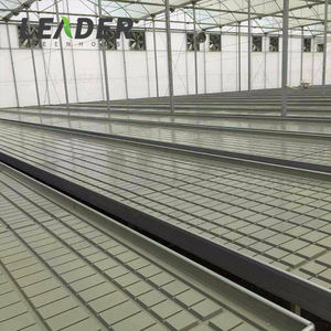 Serre agricole d'intérieur, pépinière, table de culture à écoulement et reflux, banc roulant pour le semis - Product Image 2