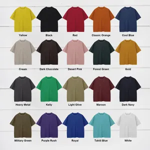 Acid Wash Cotton Custom Design Summer Short Sleeve Crew Neck Drop Shoulder Plus Size Men's 300 Gsm T Shirt For Man