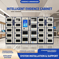 Système d'archivage intelligent pour dossiers et preuves, armoire de stockage assemblée avec reconnaissance faciale et déverrouillage par empreinte digitale, résistant à la rouille