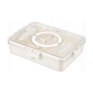 Contenedor de Almacenamiento de Alimentos Rectangular con Múltiples Compartimentos, Lonchera Bento para la Escuela y el Hogar con Separación de Alimentos Frescos - Product Image 3