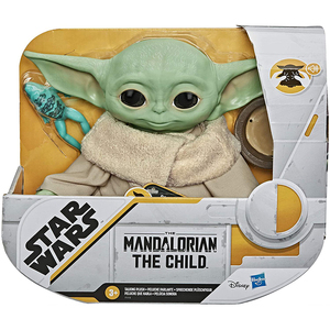 Hasbro <span class=keywords><strong>Star</strong></span> Wars The Mandalorian Grogu (Baby <span class=keywords><strong>Yoda</strong></span>) - Figura Statica con Effetti Sonori, Giocattolo Originale per Bambini, Oggetto da Collezione - Product Image 1