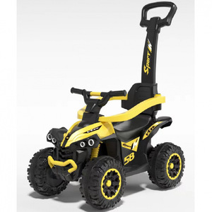 Vélo d'équilibre à quatre roues pour <span class=keywords><strong>bébé</strong></span> de 1 à 4 ans avec poignée de poussée, lumières et musique – Vente en gros usine - Product Image 5