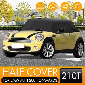 Housse de toit 210T pour voiture, demi-housse de protection imperméable, anti-poussière et anti-UV pour BMW Mini R55 R56 R60 R61 F55 F56 2004 et suivants - Product Image 1