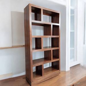 Elegantes Librerías Kania Contemporáneas Antiguas Extensibles de Madera de Teca para Sala de Estar, Comedor, Cocina y Oficina en Casa - Product Image 2