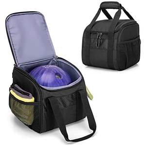 Mochila de Bolos y Bolsa para Bolas Separada, Bolsa de Bolos con Soporte para Bolas de Madera/EVA y Compartimento para Zapatos - Product Image 1