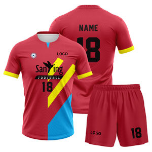 Conjuntos de Uniformes de Fútbol Universales al por Mayor de Fabricante de Equipo Original, Camiseta de Práctica con Logotipo Personalizado, Nombre del Equipo del Club Personalizable - Product Image 5