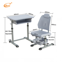 Ensemble table et chaise de bureau ergonomique moderne, écologique et durable avec repose-pieds pour la pause déjeuner, chaise inclinable réglable pour la sieste
