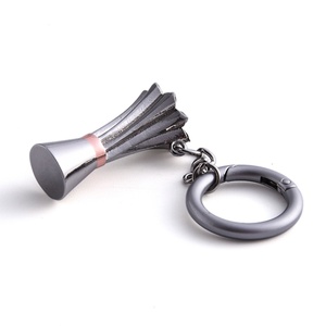 Portable Unique Flower Design Silver Color <b>Small</b> Size Metal Keychain - Product Image 5