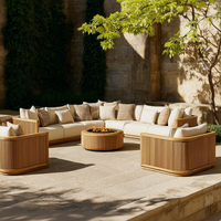 Ensembles de mobilier de patio 2026 : Table de repas de jardin, canapés de jardin et ensembles de repas, chaise longue en teck