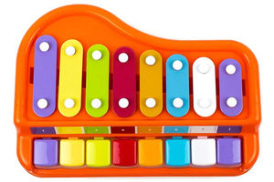 Piano <span class=keywords><strong>Xylophone</strong></span> 2 en 1 pour enfants, ensemble d'instruments de musique éducatifs, 8 touches avec des tons clairs et nettes, avec cartes musicales - Product Image 2