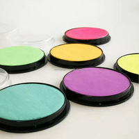 Pots de peinture pour le visage néon UV en vrac |   Produit naturel à base de plantes certifié CE |   Lavage à l'eau |   Maquillage pour enfants pour festival et rave