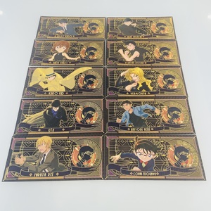 10 Diseños <span class=keywords><strong>de</strong></span> Billetes <span class=keywords><strong>de</strong></span> Banco <span class=keywords><strong>de</strong></span> Anime Japonés Detective Conan con Hoja <span class=keywords><strong>de</strong></span> Oro, Billetes <span class=keywords><strong>de</strong></span> Papel Metálico con Lámina <span class=keywords><strong>de</strong></span> Oro, Dibujos Animados, Lámina Chapada en Oro <span class=keywords><strong>de</strong></span> 24K - Product Image 2